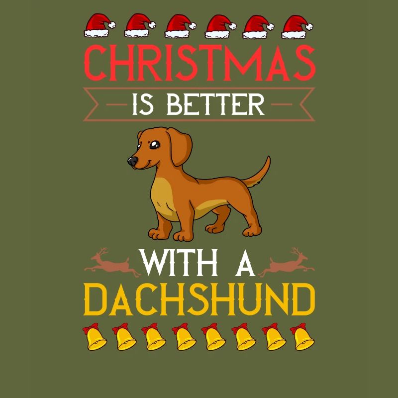 Doxie Teckel Teckel Chien Noël