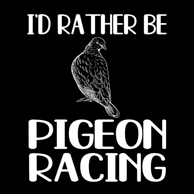 Funny racing pigeon