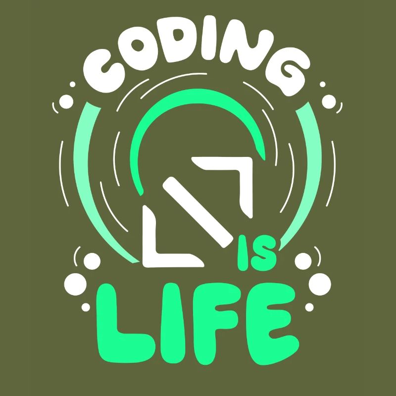 Coding Ist Leben Code Coder Programmierer