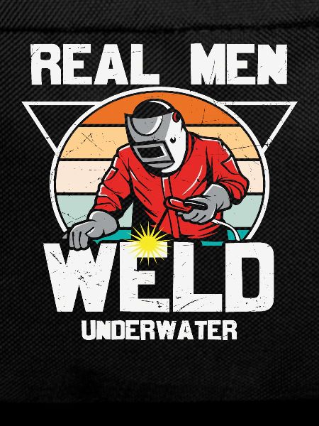 Real Men Weld Underwater