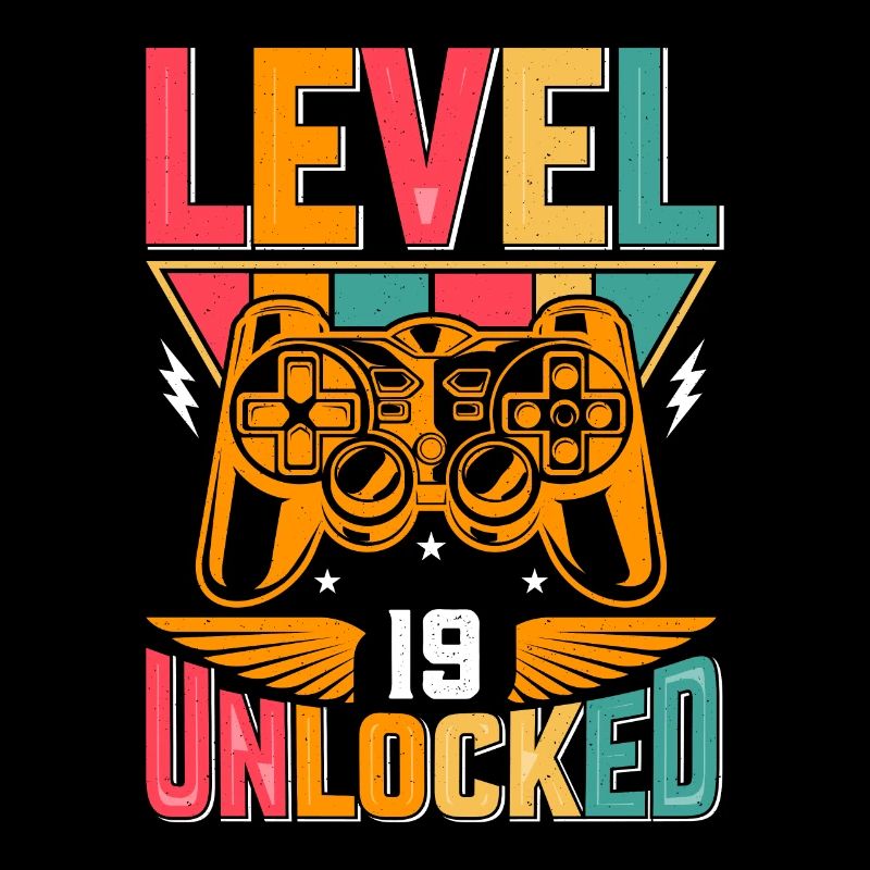 Level 19 Unlocked Awesome Since 2004 Funny Gamer