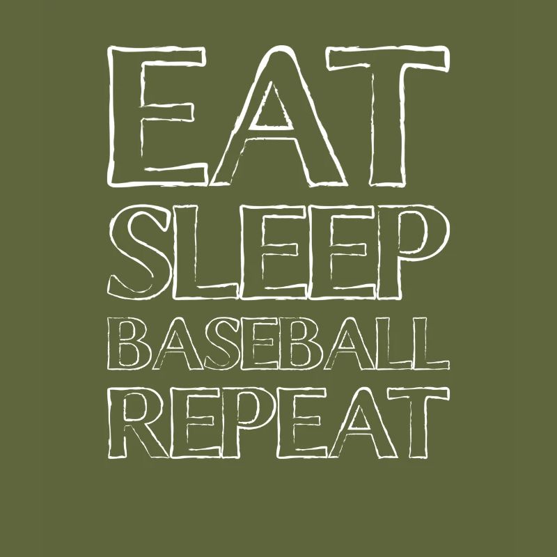 Manger du baseball du sommeil