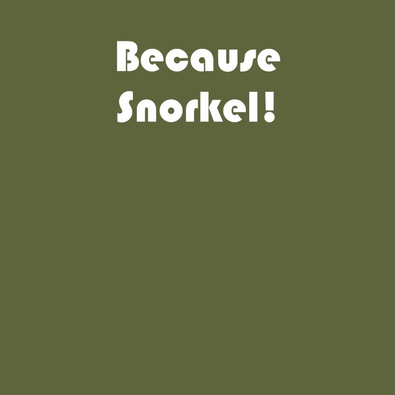 Plongée - Parce que snorkel