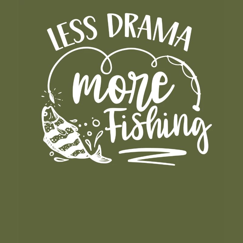 Moins de drame Plus de pêche Pêche Pêcheurs pêcheurs