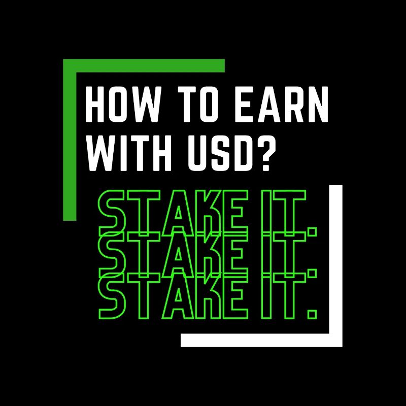 How to earn with USD? Use it.