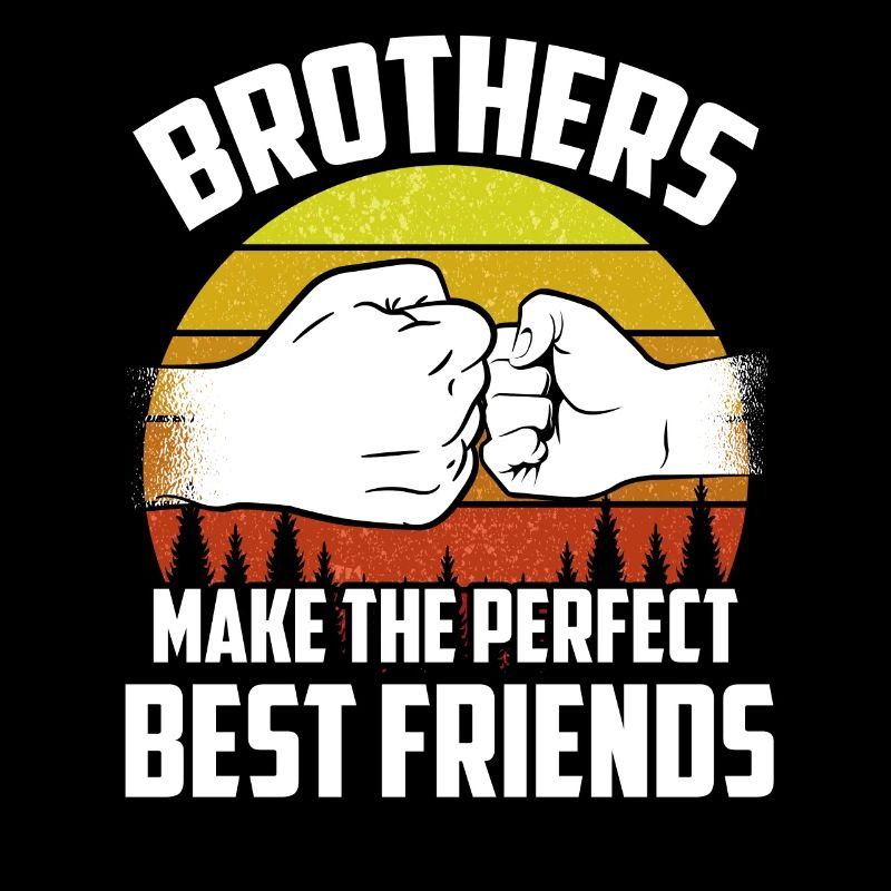 Brüder Sind Die Perfekten Besten Freunde Freund
