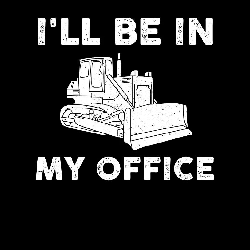 Drôle de t-shirt bulldozer