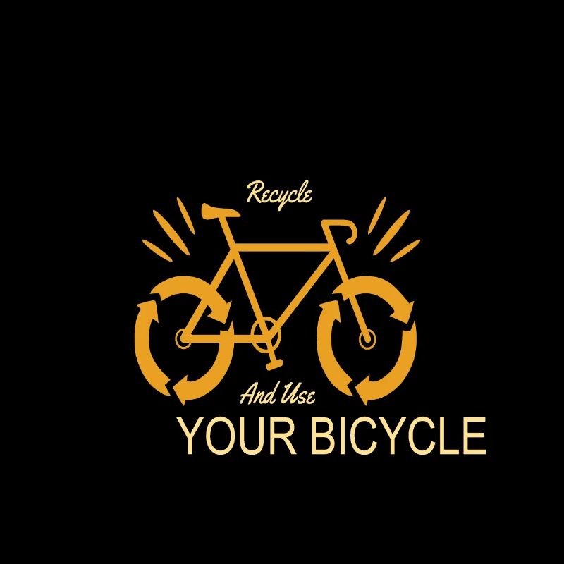 Recycle And Use Your Bicycle Earth Protection