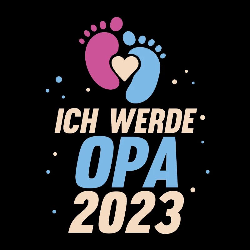 Großvater 2023 Schwanger Werdender Opa