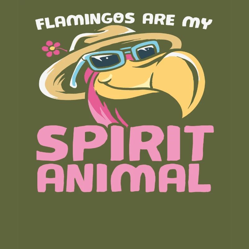 Flamingos sind mein Geisttier
