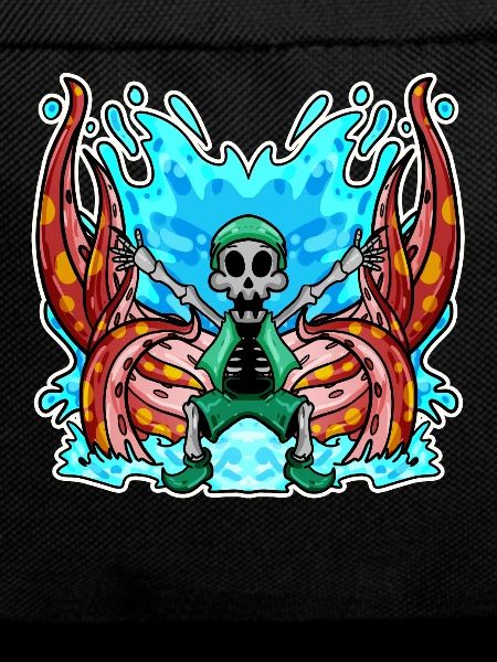 Skeleton Octopus Pirate