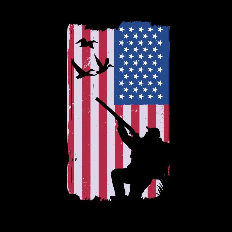 Hunting - US Flag duck hunting