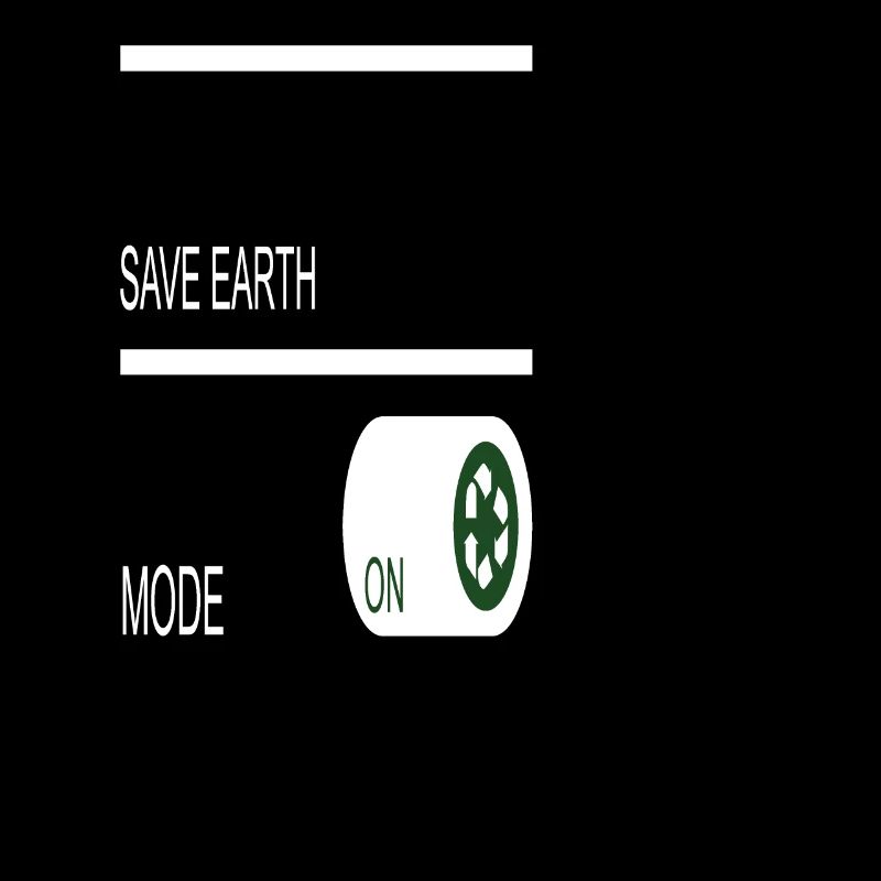 Save Earth Mode Earth Protection Support Sensibilisation