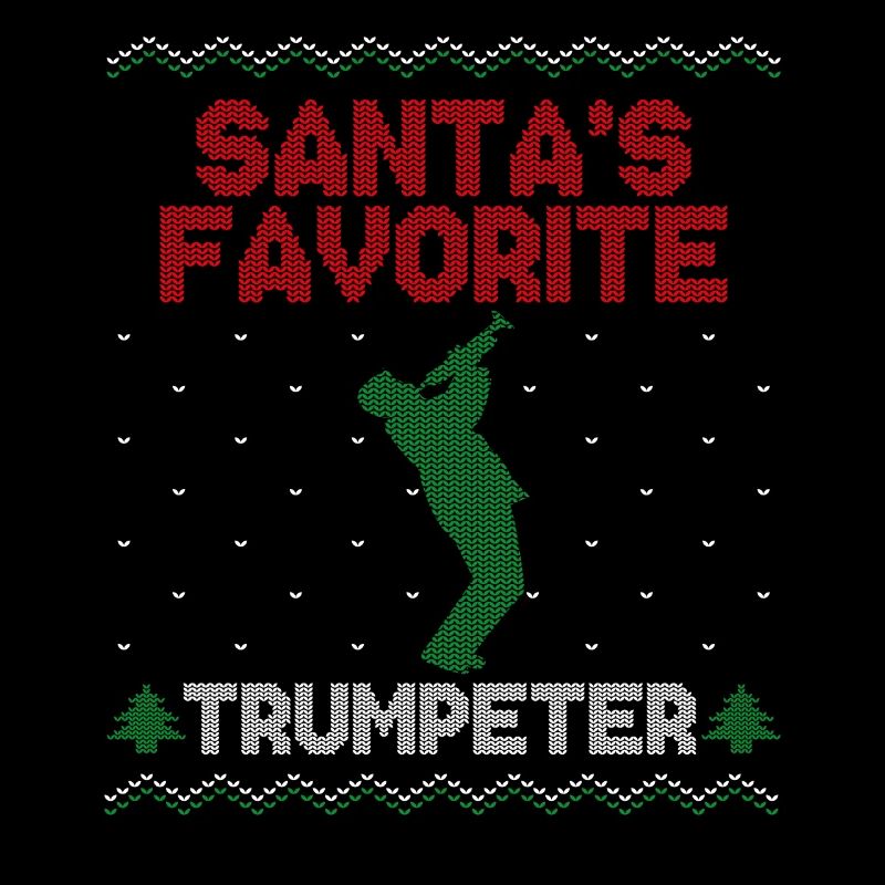 Trompettiste Noël moche