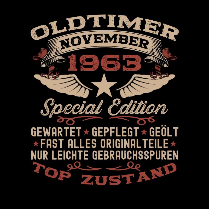 Oldtimer November 1963 59. Geburtstag Geschenk