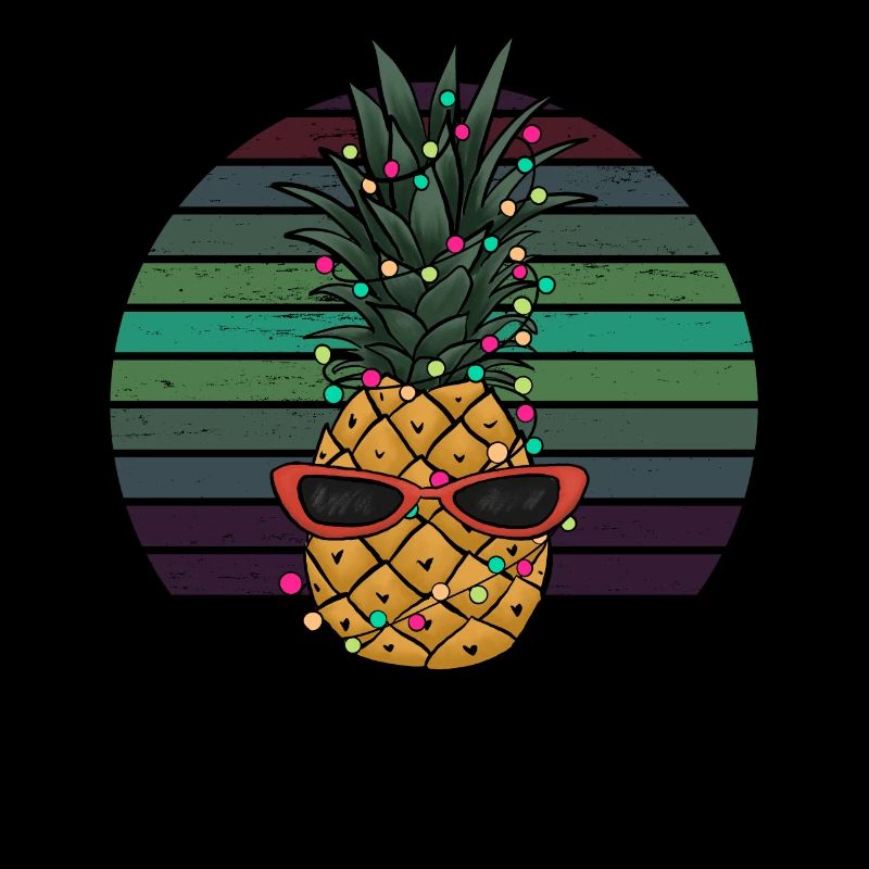 Rétro Ananas String of Lights Cadeau de Noël