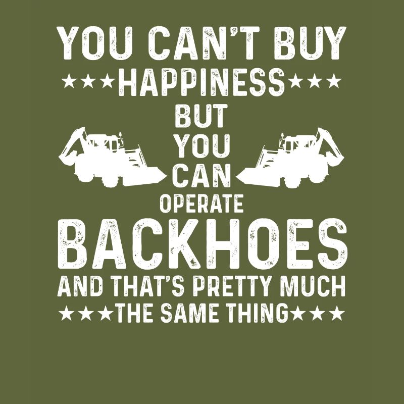 Backhoe Loader T-Shirt