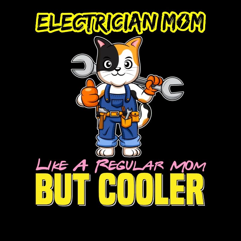 Maman électricienne comme une maman régulière mais plus cool