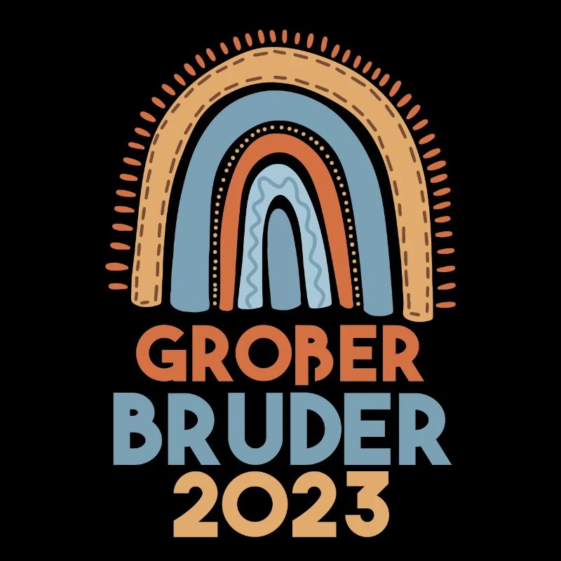 Bruder 2023 Regenbogen Werdender Bruder