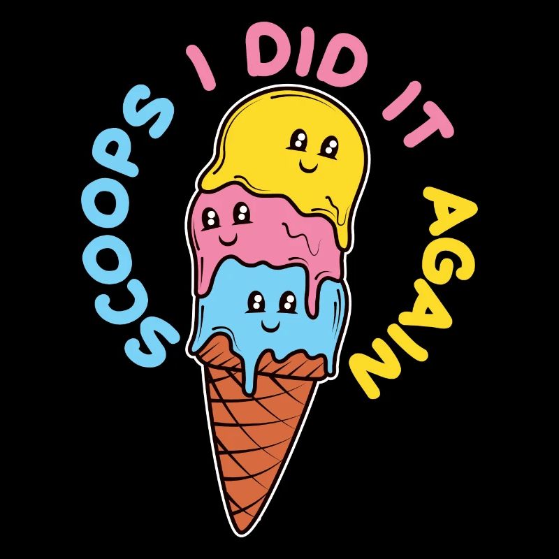 Ice cream logo Summer Soft Ice Cream Gift Idea