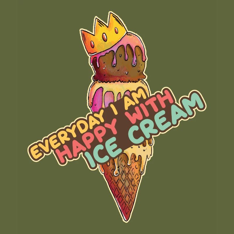 Eiscreme logo Sommer Softeis Geschenkidee