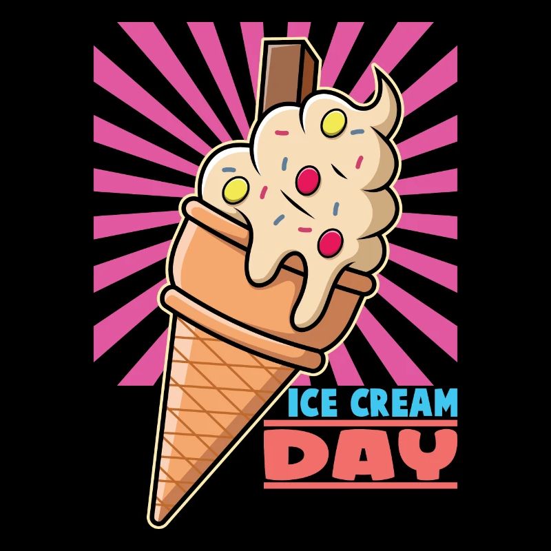 Ice cream logo Summer Soft Ice Cream Gift Idea