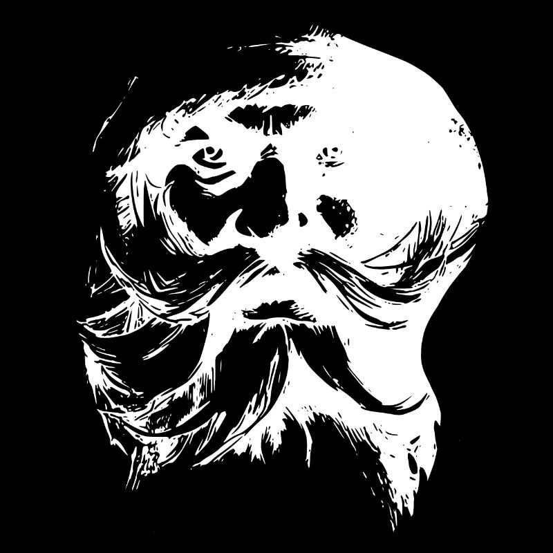 Retro Santa Claus Face