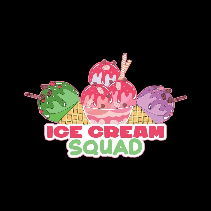 Ice cream logo Summer Soft Ice Cream Gift Idea