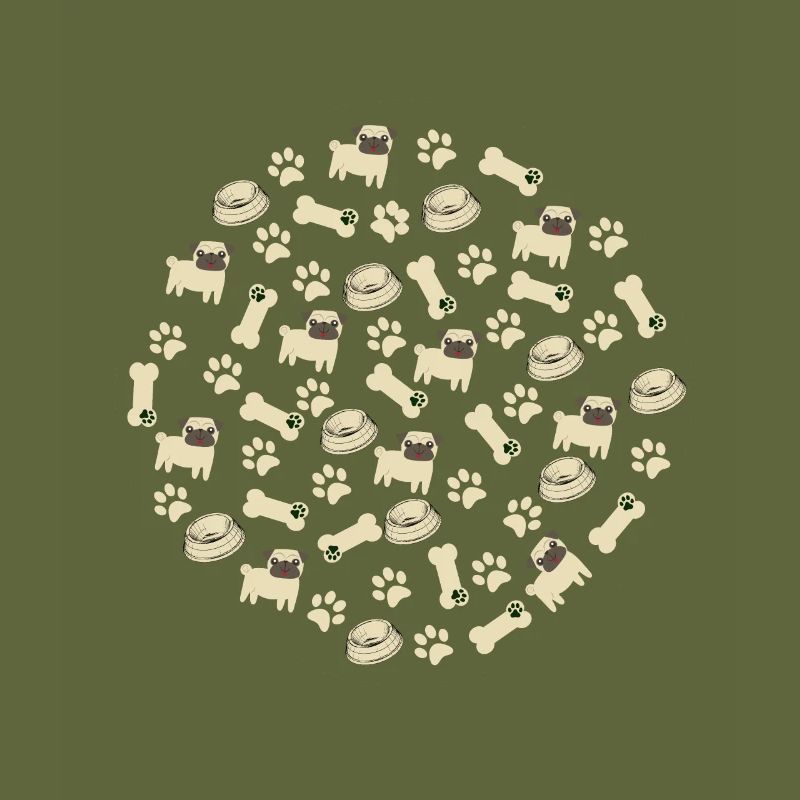 Pug Pattern - Pug Lovers Apparel