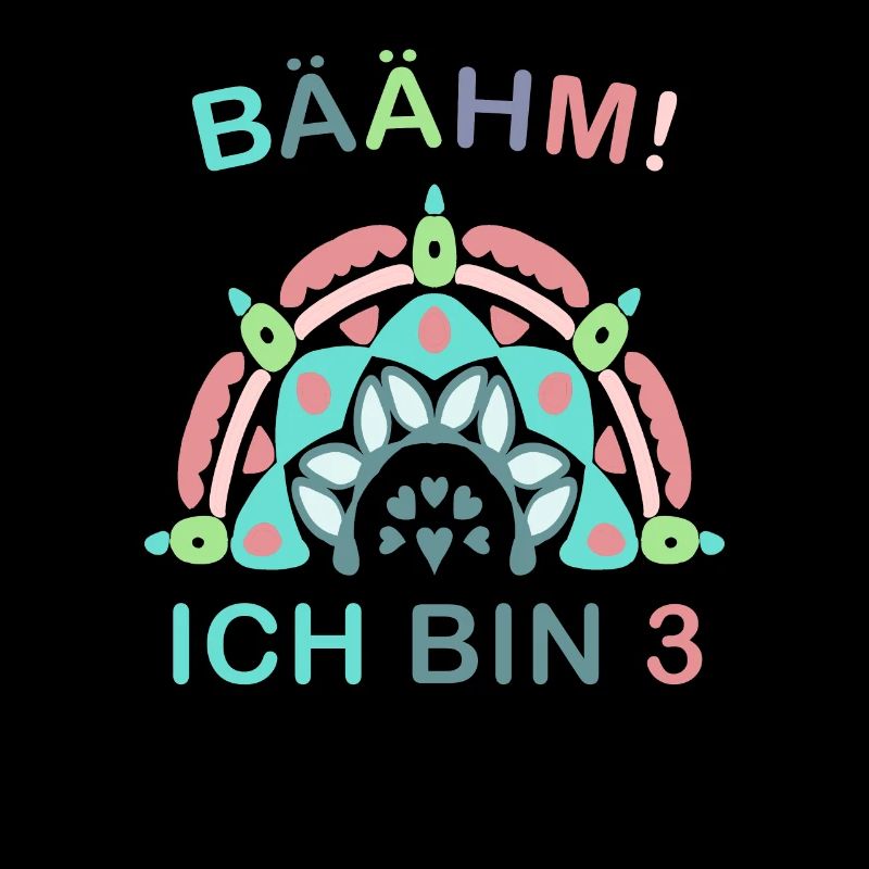 3 Jahre Geburtstagskind Regenbogen 3. Geburtstag