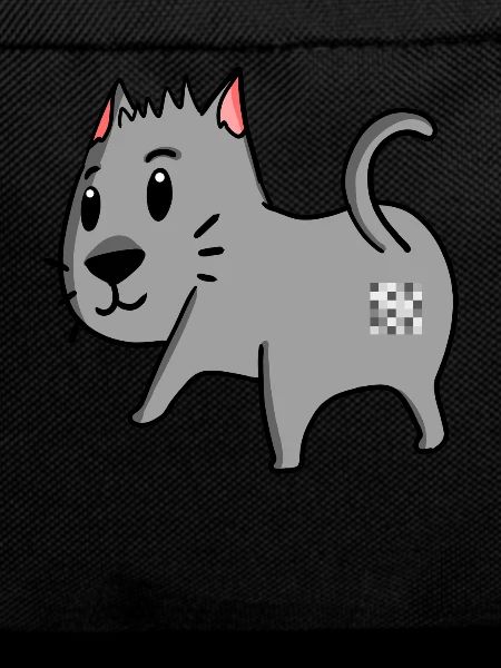 Katze Arsch - Katze Hintern
