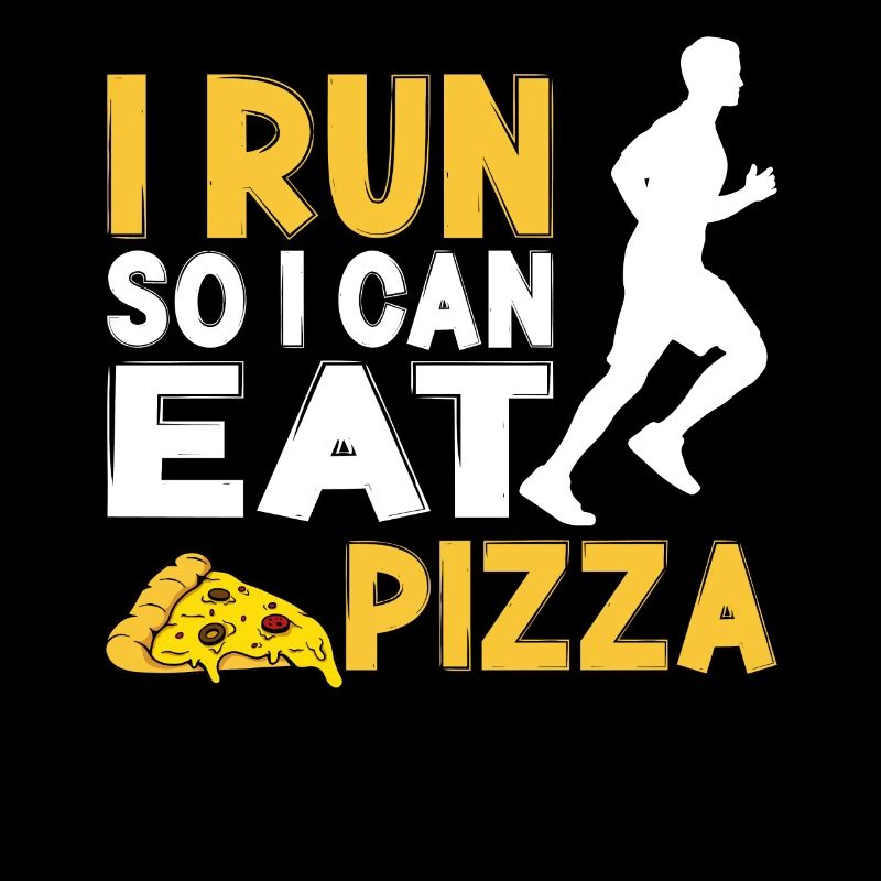 Running Runner Half Marathon Pizza