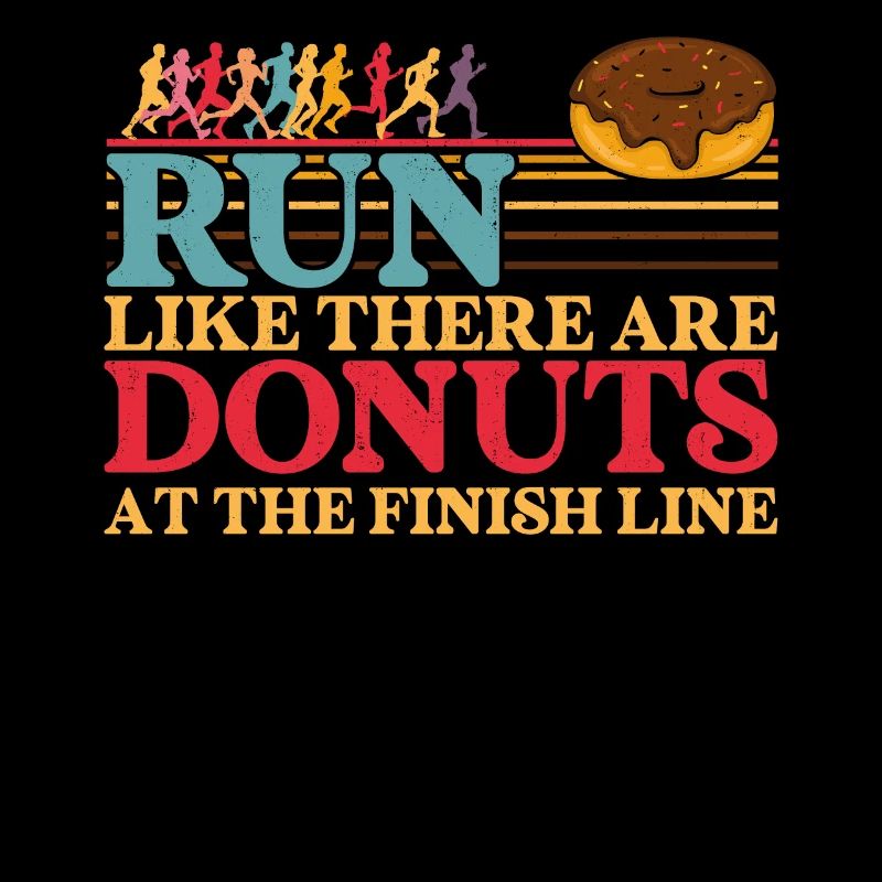 Running Runner Half Marathon Donut