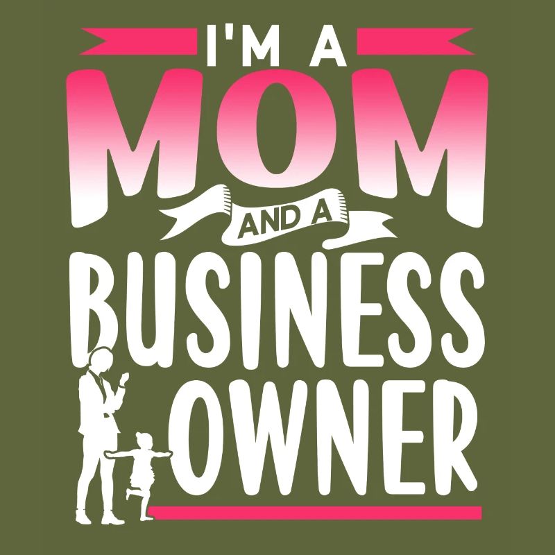 Ich Bin Eine Mutter Und Eine Geschäftsinhaberin