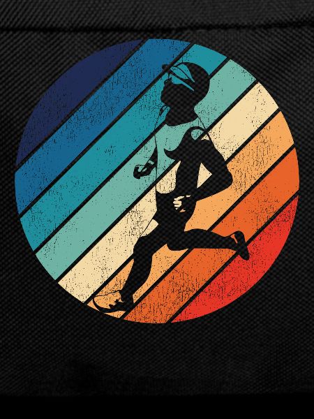 Running Runner Half Marathon Retro