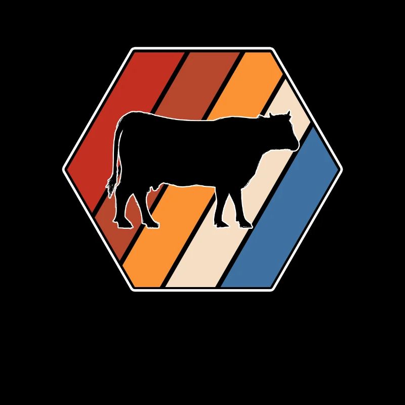 Kuh Rind Retro