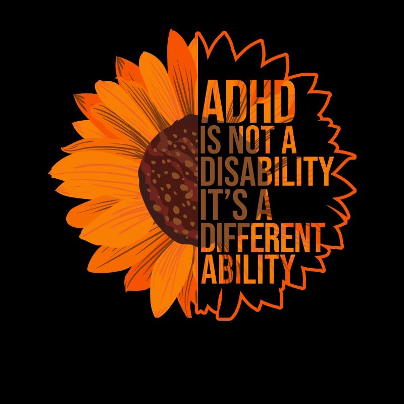 ADHD Awareness Sunflower