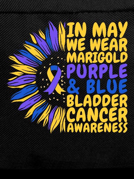 Bladder Cancer Awareness Sunflower