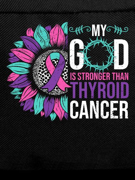 Thyriod Cancer Awareness Sunflower