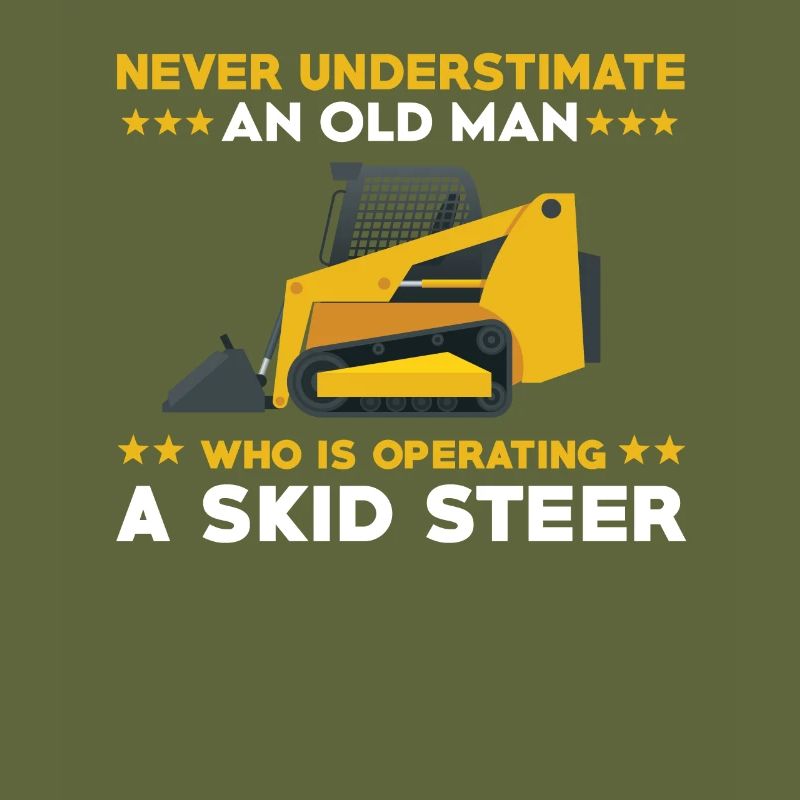 Fun skid steer loader for men