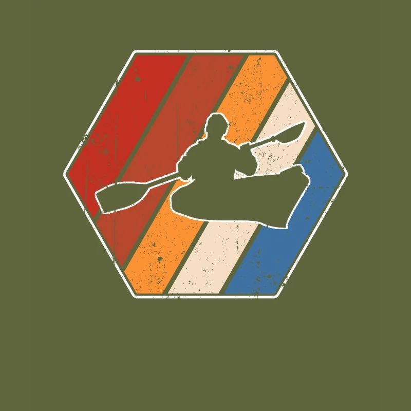 Canoeing Retro