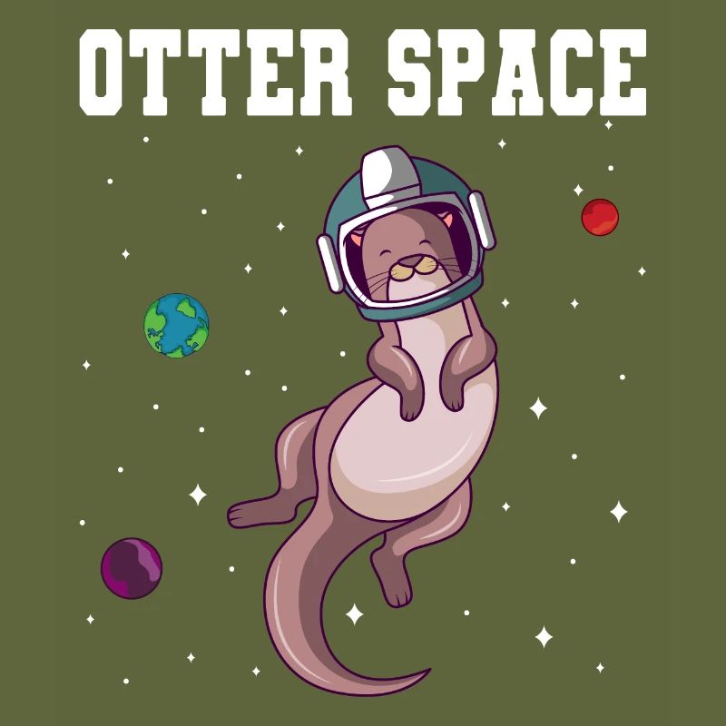 Otter Space Solar System Planète Astronaute