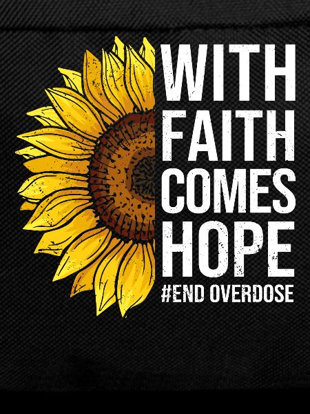 Overdose Awareness Sunflower