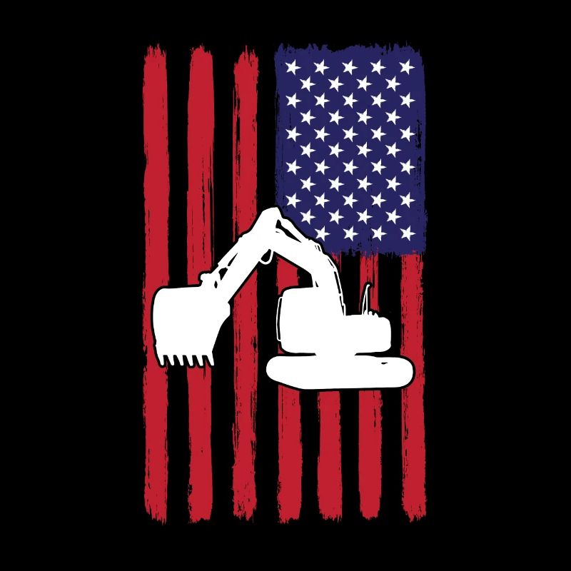 Pilote de pelle drapeau des États-Unis