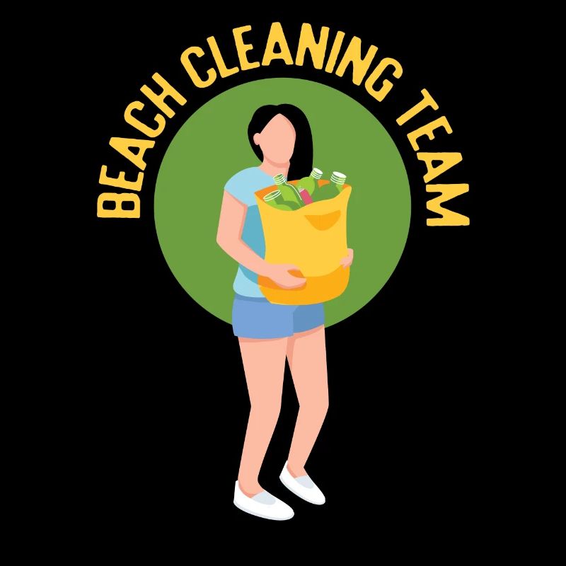 Beach Clean Up Team Beach Beach Cleaning