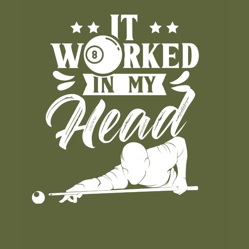 In my head it worked pool billiards