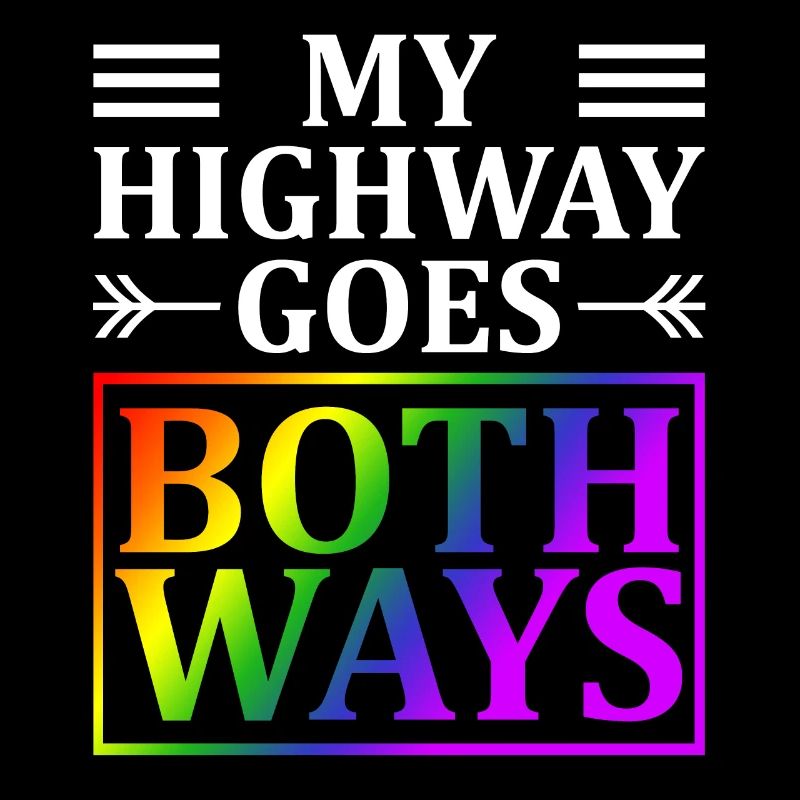 Mon autoroute va dans les deux sens Lgbt