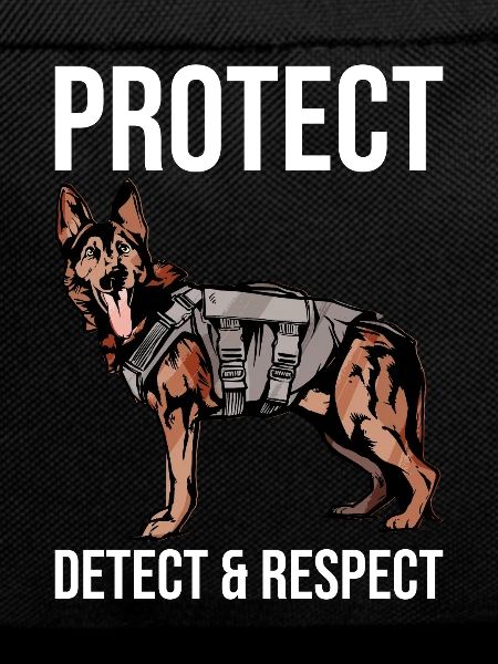 Polizeibeamter Polizeihund