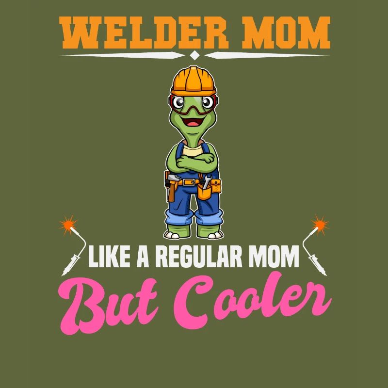 Maman soudeuse comme une maman régulière mais plus cool