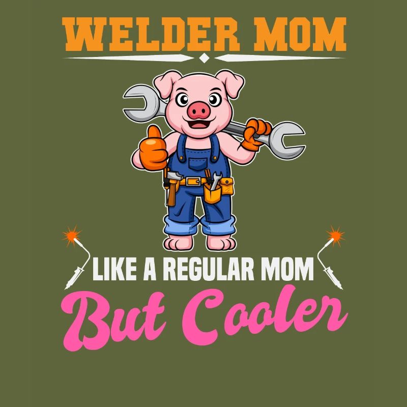 Maman soudeuse comme une maman régulière mais plus cool